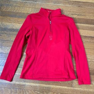 Spyder 1/4-zip fleece mid-layer top